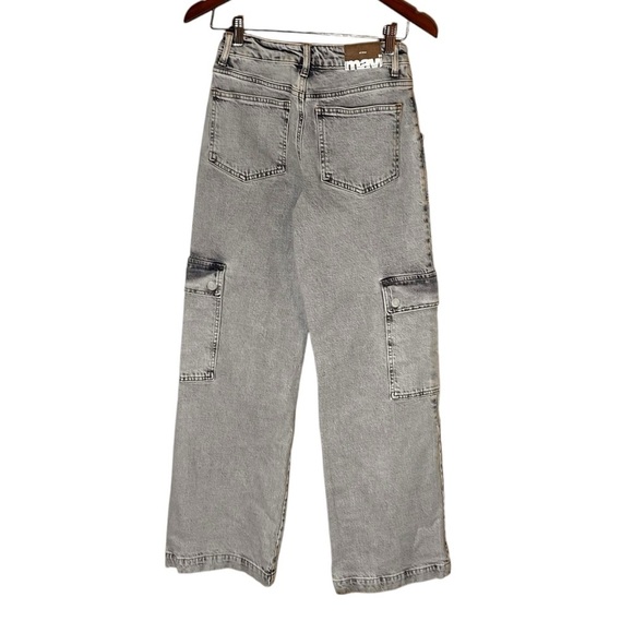 Mavi Alva Straight Leg Cargo Pants - Light Indigo- Size 25 - Picture 9 of 16
